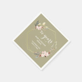 "50 Years of Forever: An Anniversary to Remember"  スタンダードカクテルナプキン (角)