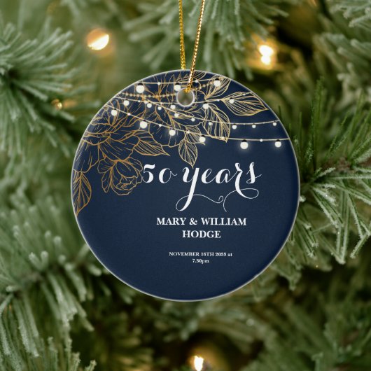 "50 Years of Forever: An Anniversary to Remember"  セラミックオーナメント (ツリー)