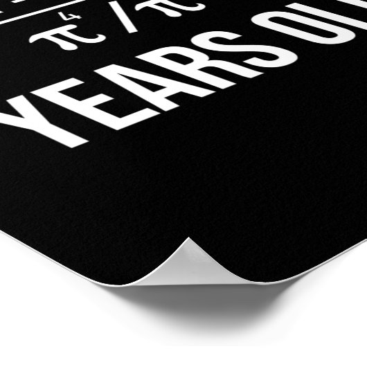 50 Years Old Equation Funny 50th Birthday Math ポスター (角)