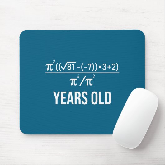 50 Years Old Equation Funny 50th Birthday Math マウスパッド (マウス)