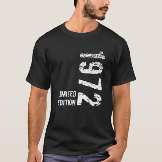 50 Years Old Gifts 1972 Limited Edition 50Th Birth Tシャツ (正面)