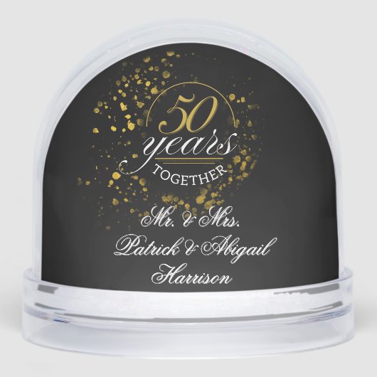 50 Years Together Golden Wedding Anniversary Gift (正面)