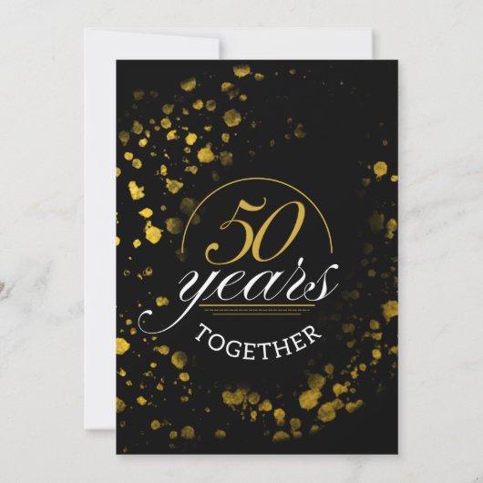 50 Years Together Silver Wedding Anniversary (裏面)