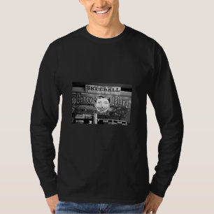 '50cスケートボール'大人の長袖Tシャツ Tシャツ