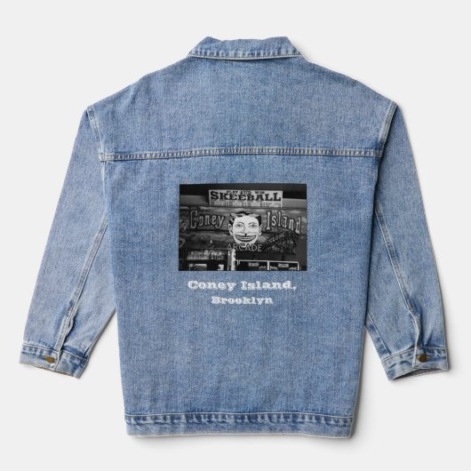 '50cスケーボール'デニムジャケット デニムジャケット (裏面)