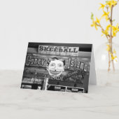 「50c Skeeball」の空白のな挨拶状 カード (黄色い花)