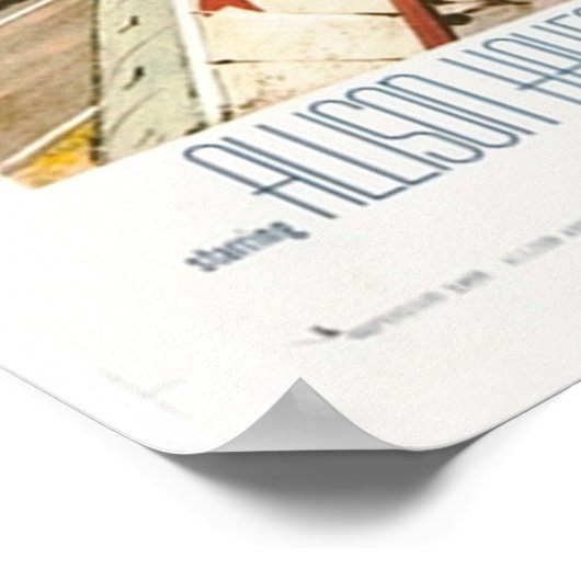 50ft女性の攻撃1958アートレトロ映画 ポスター (角)