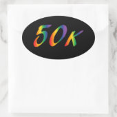 50Kウルトラマラソン 楕円形シール (バッグ)