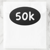 50k 楕円形シール (バッグ)