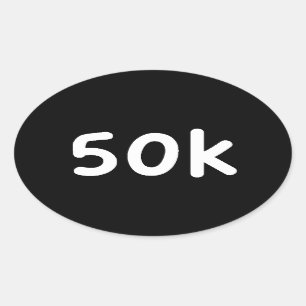 50k 楕円形シール