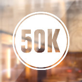 50k Runners Ultra Marathon Open ウィンドウサイン (シート2)