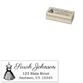 50sかわいらしヴィンテージプロムドレスアドレファッショニスタス ラバースタンプ (押印)