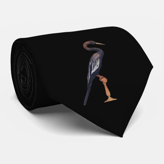 50sスタイルの鳥 ネクタイ (ロール)