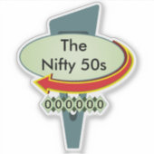 50sダイナー記号4 シール (正面)