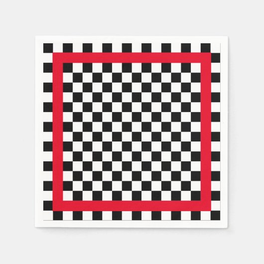 50'sダイナー スタンダードカクテルナプキン (正面)