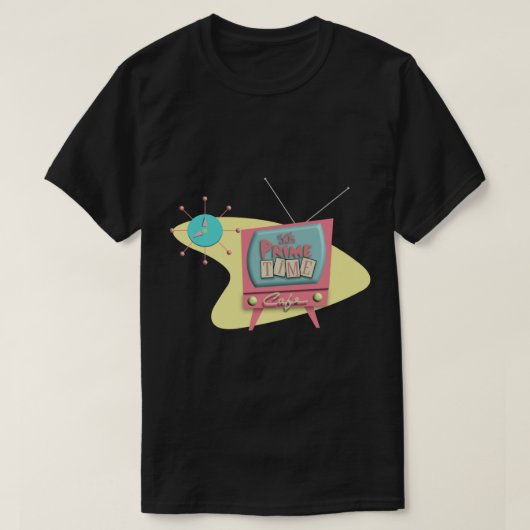 50sプライムタイムクラシックカフェTシャツ Tシャツ (デザイン正面)