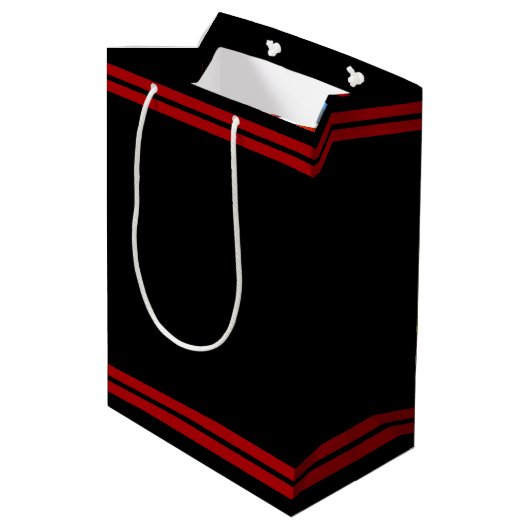 50sレトロダイナーありがとう ミディアムペーパーバッグ (裏面アングル)