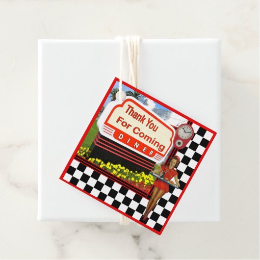 50sレトロダイナーサンキュー フェイバータグ (インサイチュ)