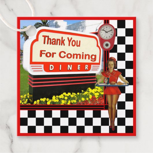 50sレトロダイナーサンキュー フェイバータグ (正面)