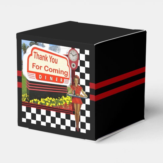 50sレトロダイナーサンキュー フェイバーボックス (裏面サイド)