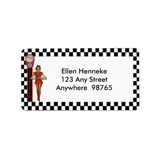 50sレトロダイナー ラベル (正面)