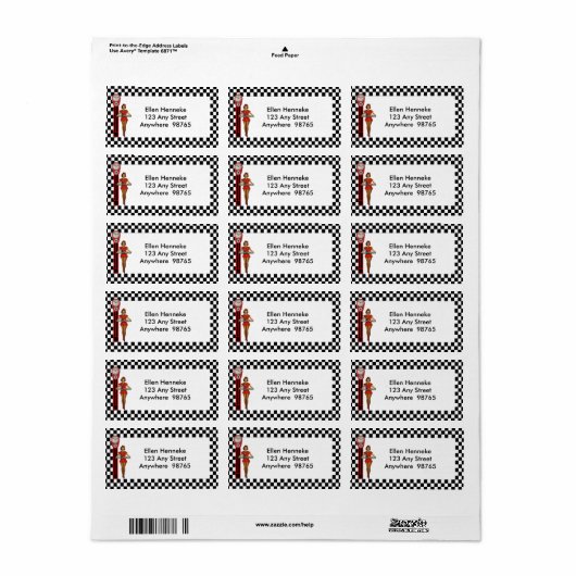 50sレトロダイナー ラベル (フルシート)