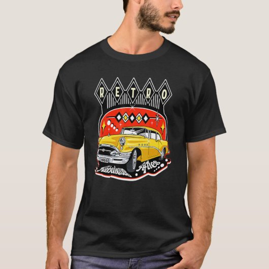 50sロックアンドロールパーティーソックホップ1950sロカビリー tシャツ (正面)