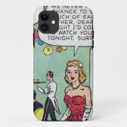 50sロマンチック漫画 Case-Mate iPhoneケース (裏面)