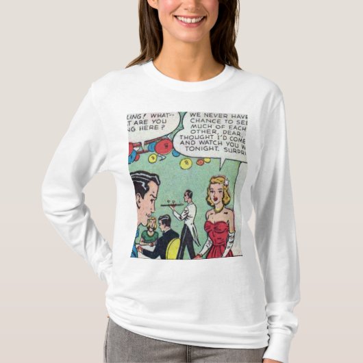 50sロマンチック漫画 tシャツ (正面)