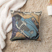 50sヴィンテージホラー漫画 クッション (ブランケット)