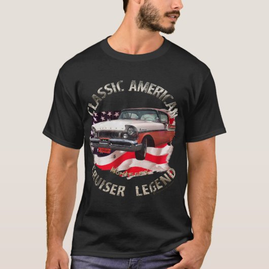 50s Monterey Mercury american classic cruiser 1957 Tシャツ (正面)