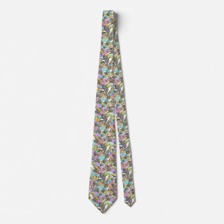 50s psychedelic mushrooms tie ネクタイ