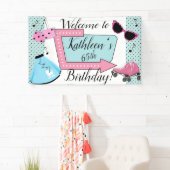 50's Retro Birthday  横断幕 (インサイチュ)