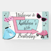 50's Retro Birthday  横断幕 (横)