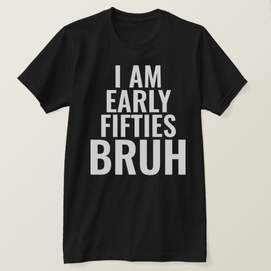 50thおもしろいマイルストン誕生日Tシャツ Tシャツ (デザイン正面)