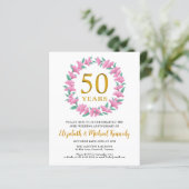 50thアニバーサリーゴールデンフローラリース招待状 (スタンド正面)