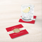 50thクラス懇親会スクエア紙コースター スクエアペーパーコースター (インサイチュ)