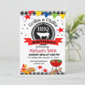 50thグリリンアンドチリン誕生日 招待状 (スタンド正面)