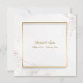 50thゴールデンアニバーサリーお祝い 招待状 (裏面)