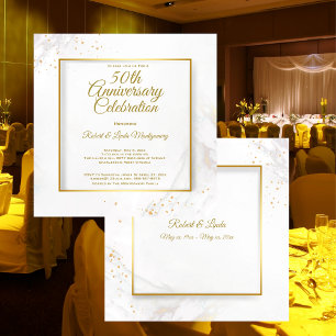 50thゴールデンアニバーサリーお祝い 招待状