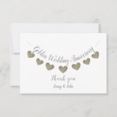 50thゴールデンアニバーサリーカード結婚をありがとう サンキューカード (正面)