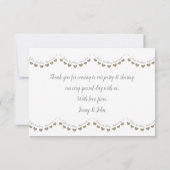 50thゴールデンアニバーサリーカード結婚をありがとう サンキューカード (裏面)