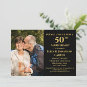 50thゴールデンアニバーサリーサプライズパーティーグリッター 招待状 (スタンド正面)