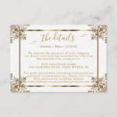 50thゴールデンアニバーサリー詳細 エンクロージャーカード (正面)