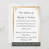 50thゴールデンアールデコ記念日招待状 セーブザデート (裏面)