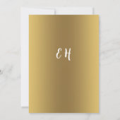 50thゴールデンバースデーパーティーフローラリースピンク 招待状 (裏面)