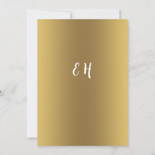 50thゴールデンバースデーパーティーフローラリースブルーベル 招待状 (裏面)