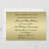 50thゴールデン結婚ズ記念招待状カード 招待状 (裏面)