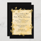 50thゴールデン結婚式招待状 招待状 (正面/裏面)