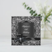 50thバースデーパーティーシルバーブラックボウレース 招待状 (スタンド正面)